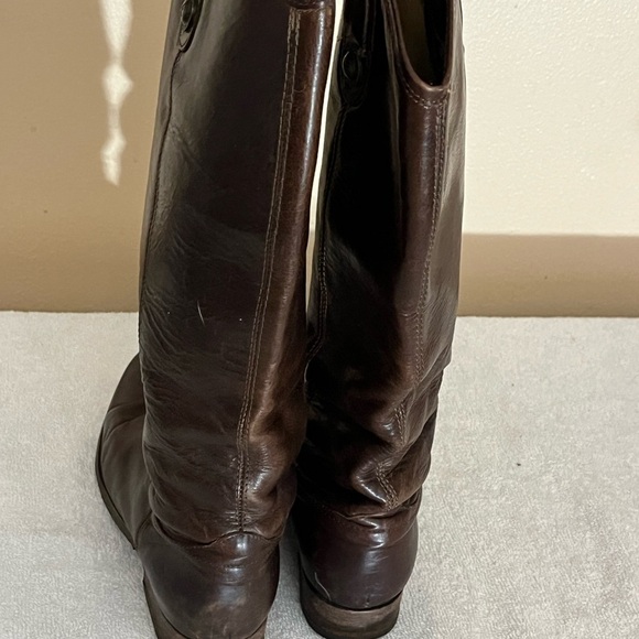 Frye Melissa Brown Boots Sz 8 - Picture 5 of 14